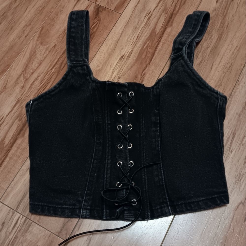 Black corset top